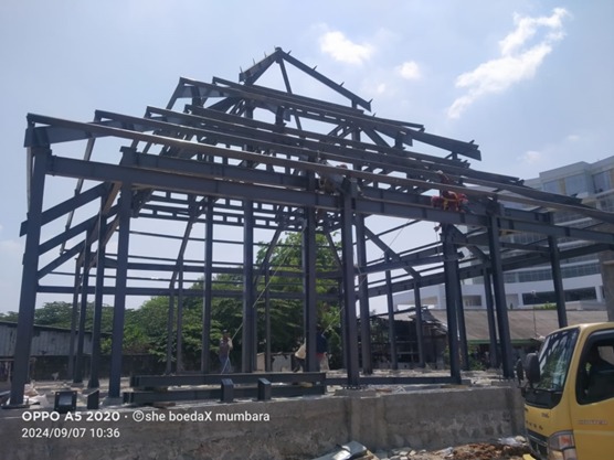 Steel Mosque Construction Project at Paramadina University